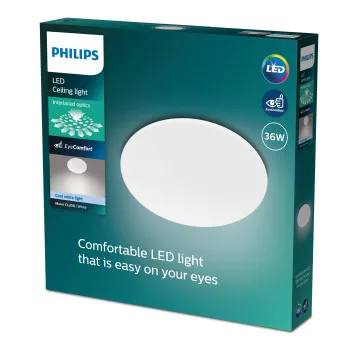 Philips Moire fehér LED mennyezeti lámpa (PHI-8719514431720) LED 1 izzós IP20