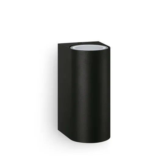 Philips Nightingale fekete kültéri falikar (PHI-8720169266834) GU10 2 izzós IP44