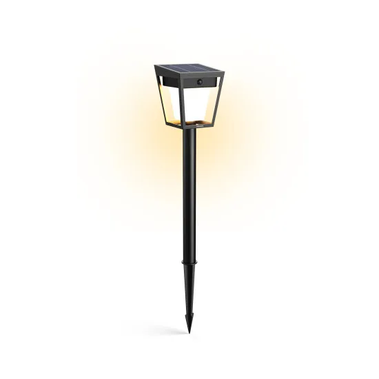 Philips Nissa fekete napelemes LED kültéri állólámpa (PHI-8720169362147) LED 1 izzós IP44