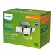 Philips Nysil fekete napelemes LED kültéri fali reflektor (PHI-8720169269156) LED 1 izzós IP65