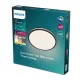 Philips Ozziet fekete LED mennyezetbe építhető lámpa (PHI-8719514431928) LED 1 izzós IP20