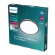 Philips Ozziet fekete LED mennyezetbe építhető lámpa (PHI-8719514431966) LED 1 izzós IP20