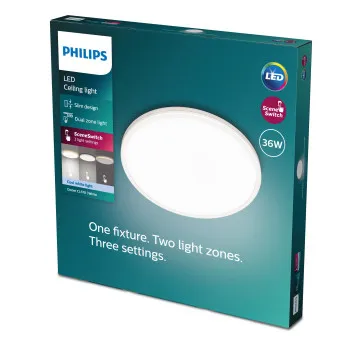 Philips Ozziet fehér LED mennyezetbe építhető lámpa (PHI-8719514432109) LED 1 izzós IP20