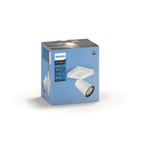 Philips Paisley fehér fali/mennyezeti spotlámpa (PHI-8718696164624) GU10 1 izzós IP20