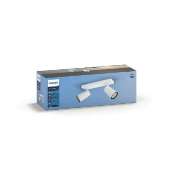 Philips Paisley fehér mennyezeti spotlámpa (PHI-8718696164662) GU10 2 izzós IP20