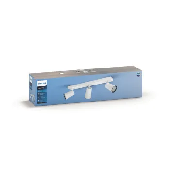 Philips Paisley fehér mennyezeti spotlámpa (PHI-8718696164709) GU10 3 izzós IP20