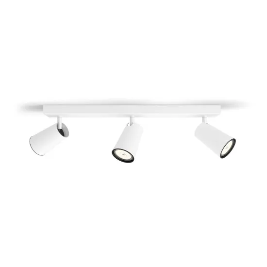 Philips Paisley fehér mennyezeti spotlámpa (PHI-8718696164709) GU10 3 izzós IP20