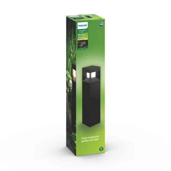 Philips Parterre fekete LED kültéri állólámpa (PHI-8718696158852) LED 1 izzós IP44