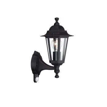 Philips Peking fekete mozgásérzékelős kültéri falikar (PHI-8718696176740) E27 1 izzós IP44