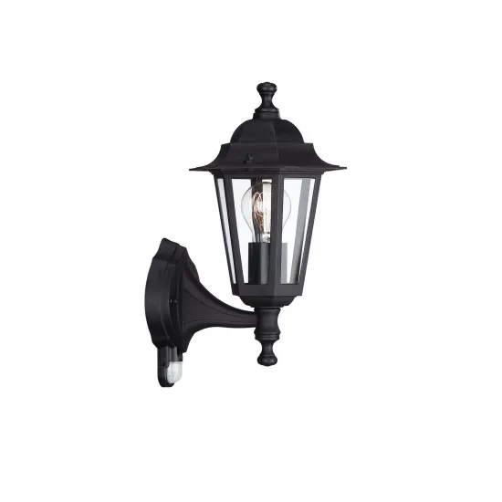 Philips Peking fekete mozgásérzékelős kültéri falikar (PHI-8718696176740) E27 1 izzós IP44