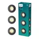 Philips Peridot 3-pack fekete mennyezetbe építhető lámpa szett (PHI-8720169376083) GU10 3 izzós IP20