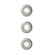 Philips Peridot 3-pack nikkel mennyezetbe építhető lámpa szett (PHI-8721103036995) GU10 3 izzós IP20