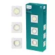 Philips Peridot 3-pack fehér mennyezetbe építhető lámpa szett (PHI-8721103037015) GU10 3 izzós IP20