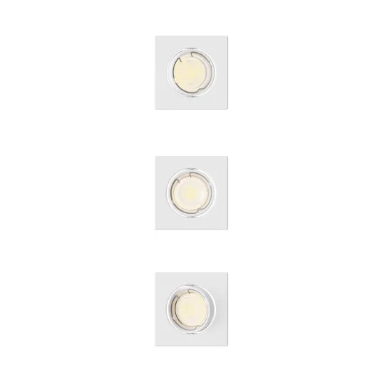 Philips Peridot 3-pack fehér mennyezetbe építhető lámpa szett (PHI-8721103037015) GU10 3 izzós IP20