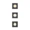 Philips Peridot 3-pack fekete mennyezetbe építhető lámpa szett (PHI-8721103037039) GU10 3 izzós IP20
