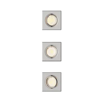 Philips Peridot 3-pack nikkel mennyezetbe építhető lámpa szett (PHI-8721103037053) GU10 3 izzós IP20