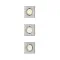 Philips Peridot 3-pack nikkel mennyezetbe építhető lámpa szett (PHI-8721103037053) GU10 3 izzós IP20