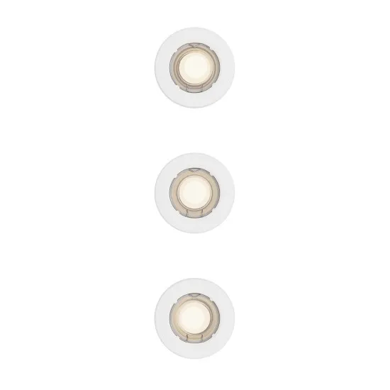 Philips Peridot 3-pack fehér mennyezetbe építhető lámpa szett (PHI-8721103037077) GU10 3 izzós IP20