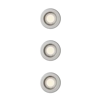 Philips Peridot 3-pack nikkel mennyezetbe építhető lámpa szett (PHI-8721103037114) GU10 3 izzós IP20
