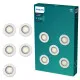 Philips Peridot 5-pack fehér mennyezetbe építhető lámpa szett (PHI-8721103037138) GU10 5 izzós IP20