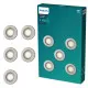 Philips Peridot 5-pack nikkel mennyezetbe építhető lámpa szett (PHI-8721103037176) GU10 5 izzós IP20