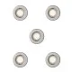 Philips Peridot 5-pack nikkel mennyezetbe építhető lámpa szett (PHI-8721103037176) GU10 5 izzós IP20