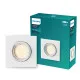Philips Peridot fehér mennyezetbe építhető lámpa (PHI-8720169392663) GU10 1 izzós IP20