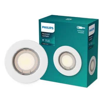 Philips Peridot fehér mennyezetbe építhető lámpa (PHI-8720169392724) GU10 1 izzós IP20