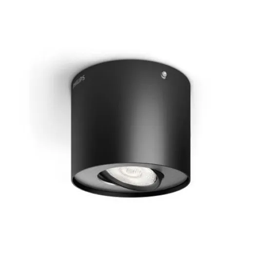 Philips Phase fekete LED mennyezeti spotlámpa (PHI-8718696125175) LED 1 izzós IP20