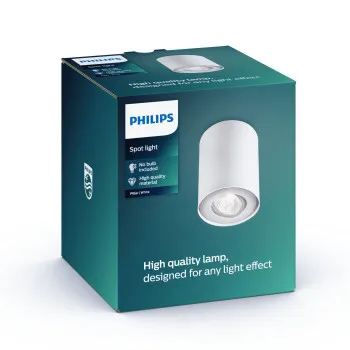 Philips Pillar fehér mennyezeti spotlámpa (PHI-8718696156193) GU10 1 izzós IP20