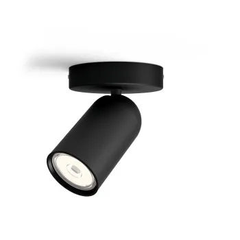 Philips Pongee fekete fali/mennyezeti spotlámpa (PHI-8718696164785) GU10 1 izzós IP20