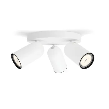 Philips Pongee fehér mennyezeti spotlámpa (PHI-8718696164822) GU10 3 izzós IP20