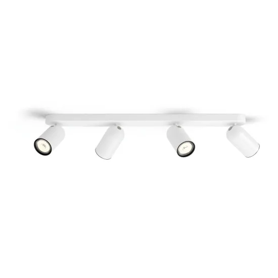 Philips Pongee fehér mennyezeti spotlámpa (PHI-8718696164853) GU10 4 izzós IP20