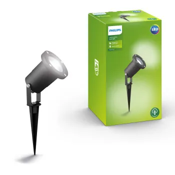 Philips Puled fekete kültéri leszúrható lámpa (PHI-8718696176849) GU10 1 izzós IP44
