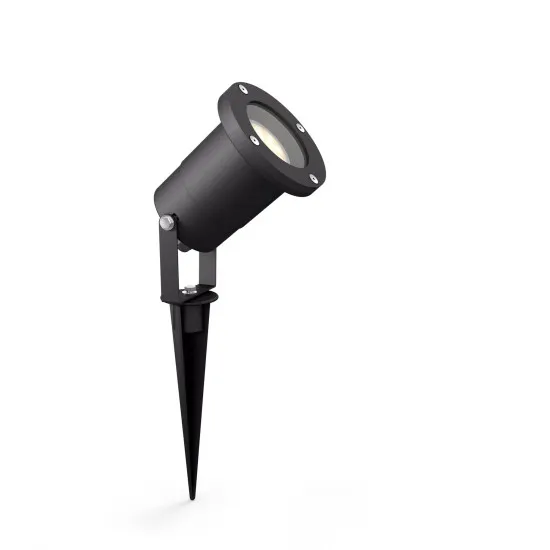 Philips Puled fekete kültéri leszúrható lámpa (PHI-8718696176849) GU10 1 izzós IP44