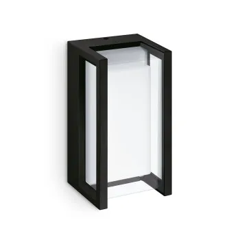 Philips Pyrona fekete LED kültéri fali lámpa (PHI-8720169266711) LED 1 izzós IP44
