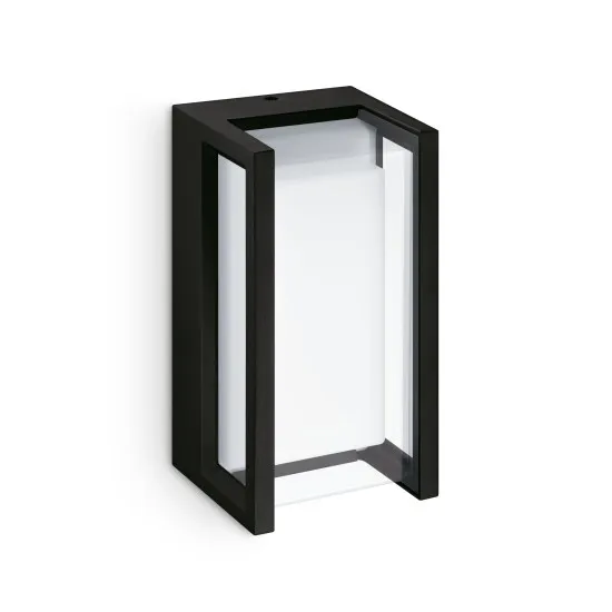 Philips Pyrona fekete LED kültéri fali lámpa (PHI-8720169266711) LED 1 izzós IP44