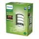 Philips Python antracit mozgásérzékelős LED kültéri fali lámpa (PHI-8719514417632) LED 1 izzós IP44