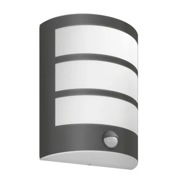 Philips Python antracit mozgásérzékelős LED kültéri fali lámpa (PHI-8719514417632) LED 1 izzós IP44