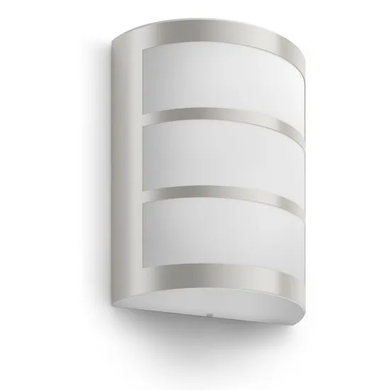Philips Python inox LED kültéri fali lámpa (PHI-8720169263758) LED 1 izzós IP44