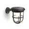 Philips Radii fekete napelemes LED kültéri falikar (PHI-8720169267176) LED 1 izzós IP44
