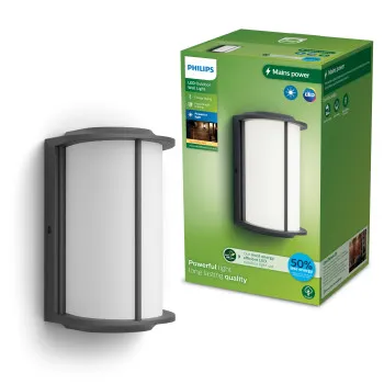 Philips Reese antracit LED kültéri falikar (PHI-8720169351295) LED 1 izzós IP44