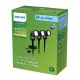Philips Reuel 3-pack fekete LED kültéri leszúrható lámpa szett (PHI-8720169386976) LED 3 izzós IP44