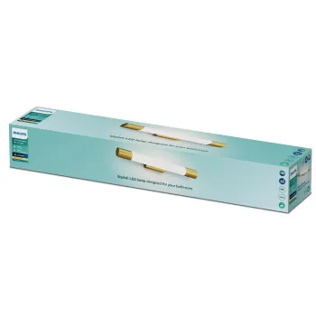 Philips Rover arany fürdőszobai LED tükörmegvilágító lámpa (PHI-8720169299375) LED 1 izzós IP44