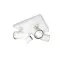 Philips Runner fehér mennyezeti spotlámpa (PHI-8718291487852) GU10 4 izzós IP20