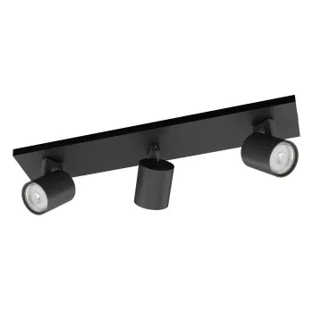 Philips Runner fekete mennyezeti spotlámpa (PHI-8719514435339) GU10 3 izzós IP20