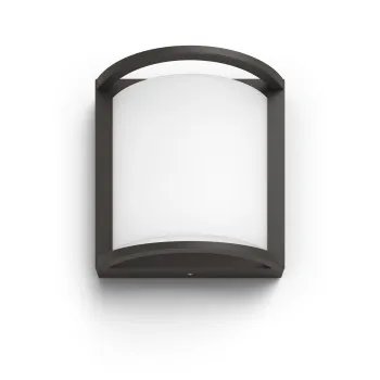 Philips Samondra antracit LED kültéri fali lámpa (PHI-8718696165935) LED 1 izzós IP44