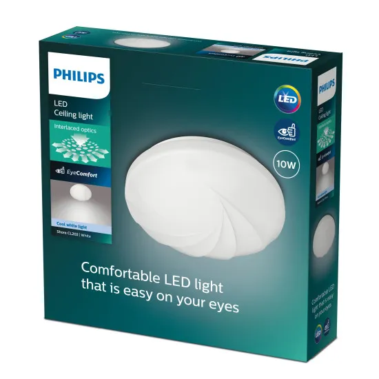 Philips Shore fehér LED mennyezetbe építhető lámpa (PHI-8718699729059) LED 1 izzós IP20