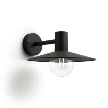Philips Skua fekete kültéri falikar (PHI-8718696165843) E27 1 izzós IP44