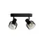 Philips Sleet fekete mennyezeti spotlámpa (PHI-8720169299597) E14 2 izzós IP20